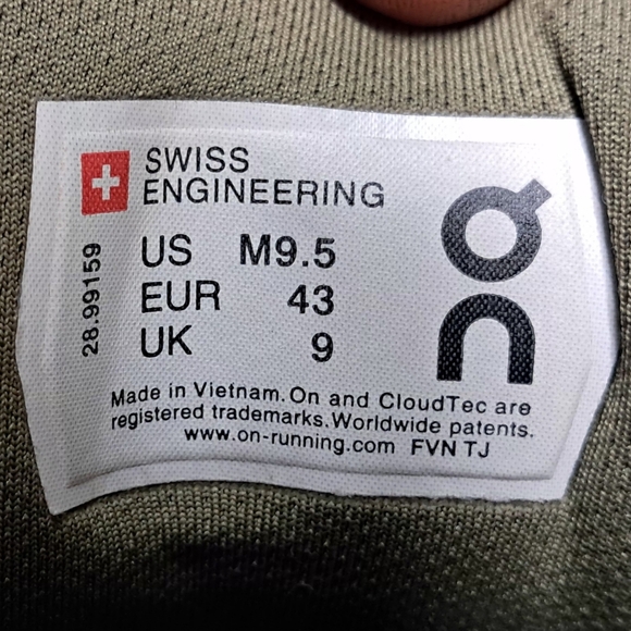 On Cloud High Edge Defy Athletic Shoes Size 9.5 - Picture 10 of 10